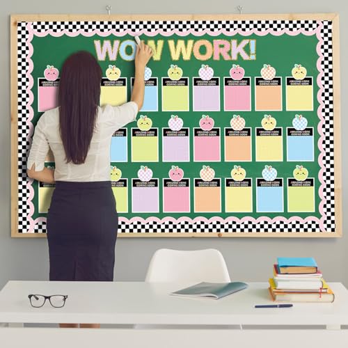 50-Piece Pastel Student Work Display Set for Classroom Bulletin Boards