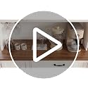 67" Tall Kitchen Pantry Cabinet with Coffee Bar Hutch & Storage - White