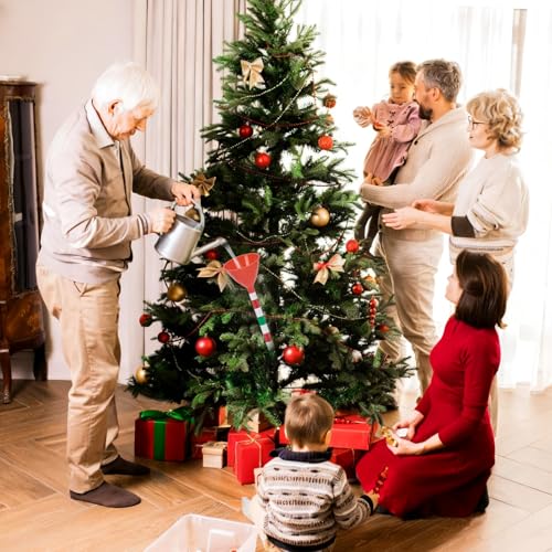Adjustable 45-Inch Christmas Tree Watering Funnel with Iron Tubes