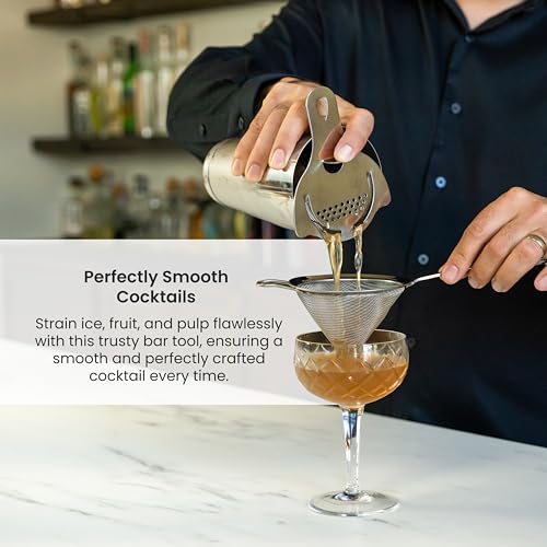 A Bar Above Stainless Steel Conical Mesh Cocktail Strainer - Regular Size