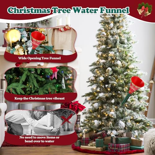 Christmas Tree Watering Funnel - 39 Inch Adjustable 3-Section Tool