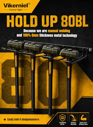 Heavy Duty Wall Mount Power Tool Organizer and 4-Slot Metal Drill Rack