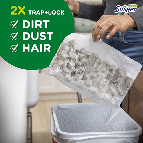 Heavy Duty Dry Sweeping Cloth Refills, Fresh Scent Multi-Surface Pads, 20 Count