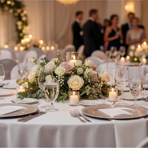 36-Pack Clear Glass Votive Candle Holders - Tea Light Holders for Weddings & Home Decor