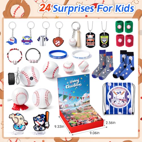 Sport Advent Calendar 2026 for Teens - Baseball, Football & Sports Surprises