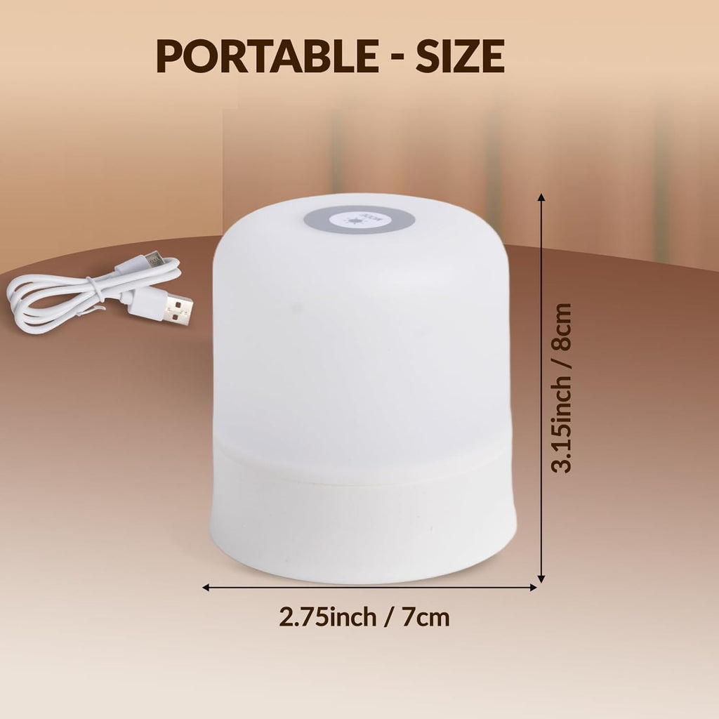 Skiennix Portable Baby Night Light - Dimmable Touch LED Lamp with 3 Colors | Rechargeable 2400mAh
