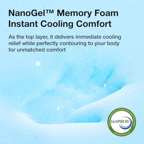 Novilla Twin Mattress, 6 Inch Gel Memory Foam Cooling Bed Mattress