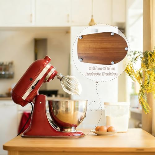 Acacia Wood Mixer Slider Tray for 4.5-5 Qt Stand Mixers