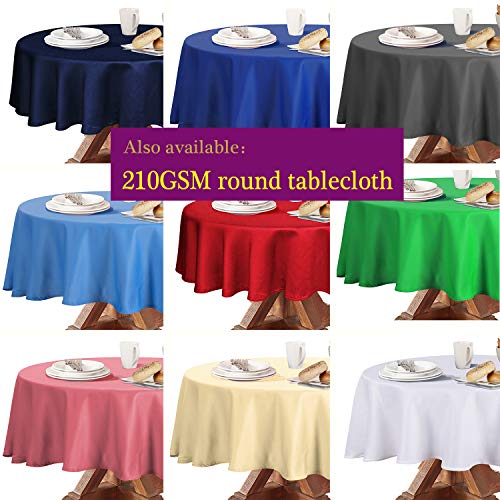 Obstal Burgundy Rectangle Tablecloth 60 x 102 Inch - Water Resistant Polyester