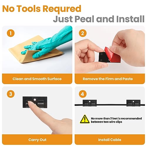35-Piece Heavy Duty Outdoor String Light Hooks Kit with Adhesive Strips