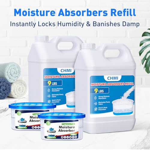 Moisture Absorber Refill Beads 18 LBS Calcium Chloride Dehumidifier