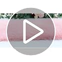 MAOFENG Faux Fur Table Runner 59.1in White Luxury Christmas Home Decor