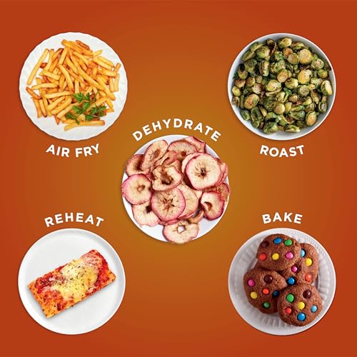 5-in-1 Air Fryer Pro 5 Qt, 1750W Countertop Electric Cooker - Grey
