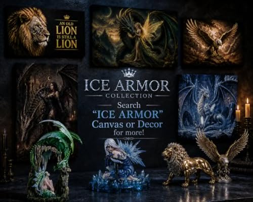 ICE ARMOR 9.75" H Eagle Flying up Figurine Statue Decoration Office