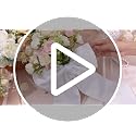 2-Piece Blank Satin Wedding Bouquet and Wreath Sashes for DIY Embroidery