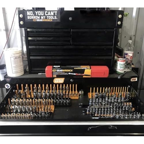 GEARWRENCH 3 Pc. 1/4", 3/8" & 1/2" Drive Metric Socket Storage Tray Set - 83119