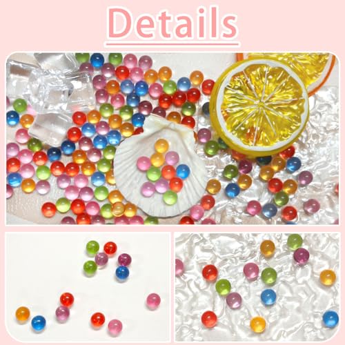 Clear Acrylic Vase Fillers 8mm (550 Pcs) - Decorative Gems for Centerpieces