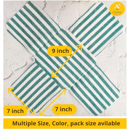 Double Layer Cotton Roti Wrap Cloth with Flaps - Set of 2
