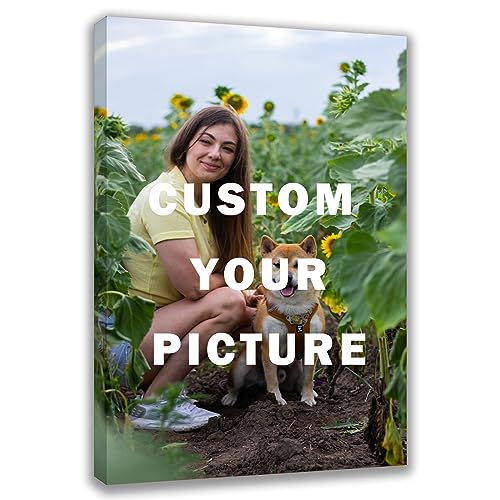Custom Framed Canvas Print Personalized Photo Wall Art 8x10