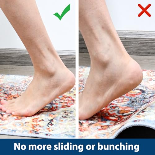 Non-Slip Rug Pad for Hardwood Floors - 8x10 Anti-Skid Carpet Gripper