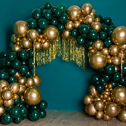 Rubfac Gold Balloon Arch Kit 129pcs - Metallic Gold Balloons