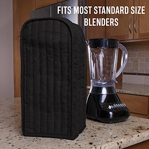 RITZ Black Quilted Blender Cover - Fits Most Standard Blenders, Appliance Protector