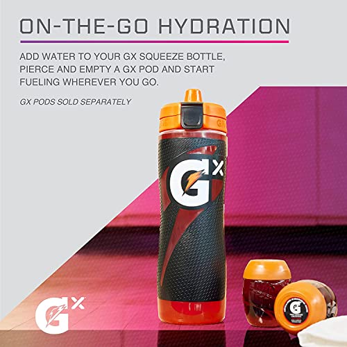 Gatorade Gx 30 Oz Refillable Squeeze Bottle Marble Black