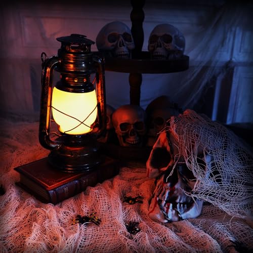 320 x 80 Inch Halloween Creepy Cloth - Spooky Gauze Fabric Decor, Beige