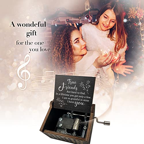 You Are My Sunshine Wooden Music Box - Friendship Keepsake Gift for Women
