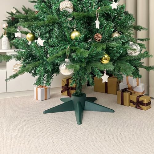 Adjustable Christmas Tree Stand for Artificial Trees Up to 7 Ft, Green