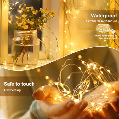 Kolpop 12 Pack Fairy Lights Battery Operated String Lights 7Ft 20 LED