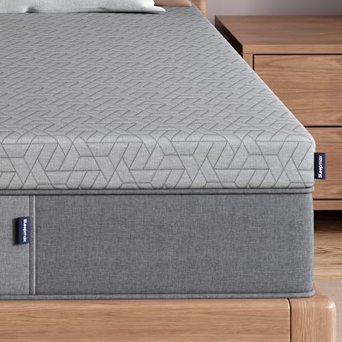 Sleepmax 4-Inch King Extra Firm Cooling Memory Foam Mattress Topper