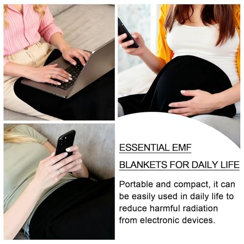 Faraday Blanket for RF Protection | 20.5 x 17.5 Inches, Black