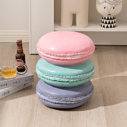 Sweetheart Cookie Food-Shaped Resin Shoe Stool - Retro Decorative Footrest for Home