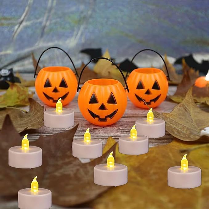 150 Pack Battery Operated Flameless LED Tea Lights Warm Yellow - Safe Candle Alternative