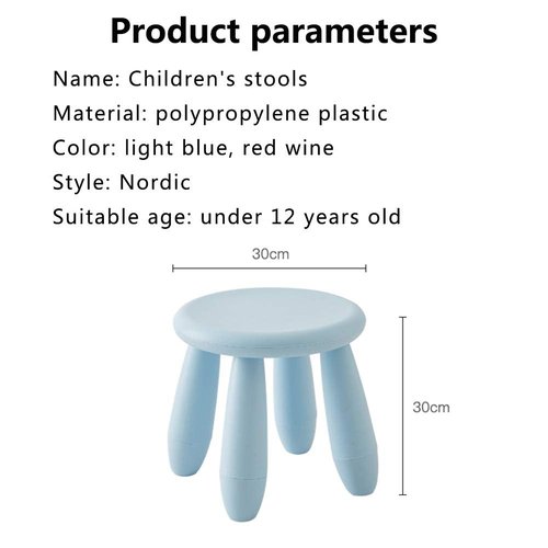 Kids Step Stool, Kindergarten Study Stools, Lightweight Footstools are Sturdy and Durable, Very Suitable for Use in The Kitchen, Bathroom and Bedroom(Light Blue)…