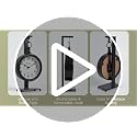 13-Inch Vintage Style Black Desk Clock, Silent Non-Ticking Mantel Clock