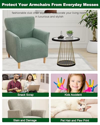 Stretch Accent Chair Cover for Living Room, Washable & Pet Friendly