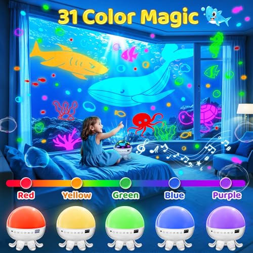 Baby Sound Machine & Star Night Light Projector with 30 Soothing Sounds
