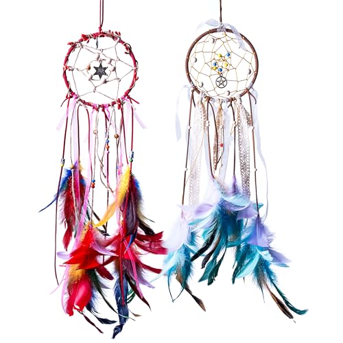 DIY Dream Catcher Making Kit - 2 Pack Craft Set for Kids and Adults