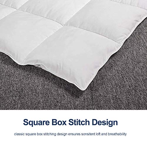 Queen Duvet Insert - 400GSM Down Alternative Winter Comforter, 90x90