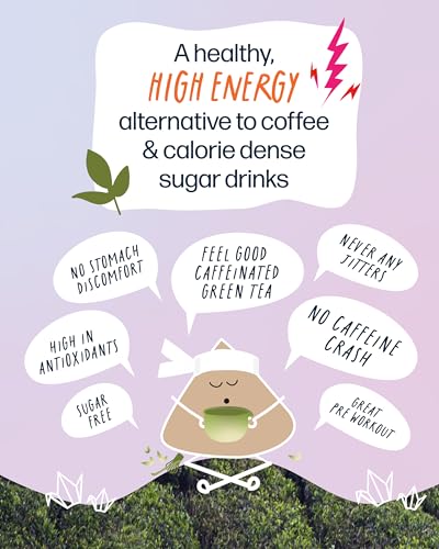 Kubo Tea High Caffeine Black Tea (155 mg) – Lemon Mango Energy Tea for Focus & Clean Energy | Smooth Coffee Alternative | Fruity Antioxidant Blend | 20 Compostable Tea Bags