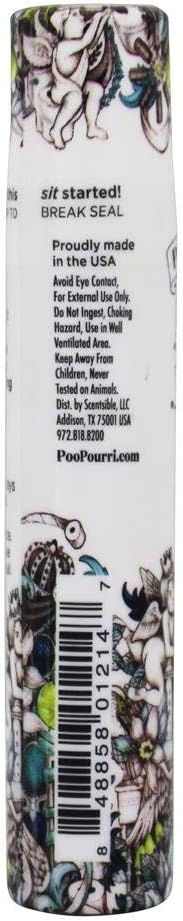 Poo-Pourri Vanilla Mint Toilet Spray - Instantly Trap Odors with Plant-Based Ingredients - 10ml Travel Size