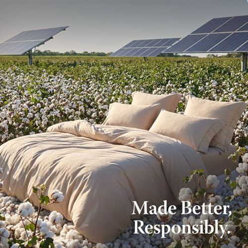 300 Thread Count Cotton King Duvet Cover - White, Breathable & Soft