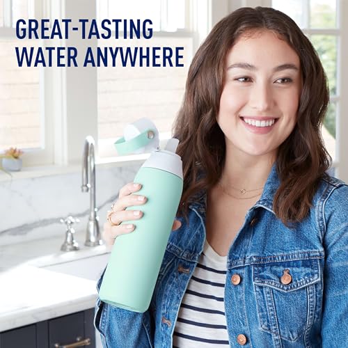 Insulated Stainless Steel Filtering Water Bottle 20 oz Glacier