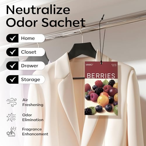 20 Pack Assorted Scented Sachets for Closet, Drawer, and Home Deodorizer