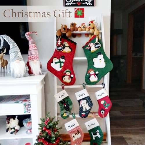 5-Tier Wooden Blanket Ladder - Farmhouse Wall-Leaning Quilt Rack