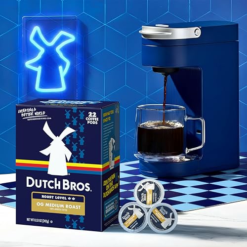 Dutch Bros OG Medium Roast Coffee Pods 22 Count Single Serve