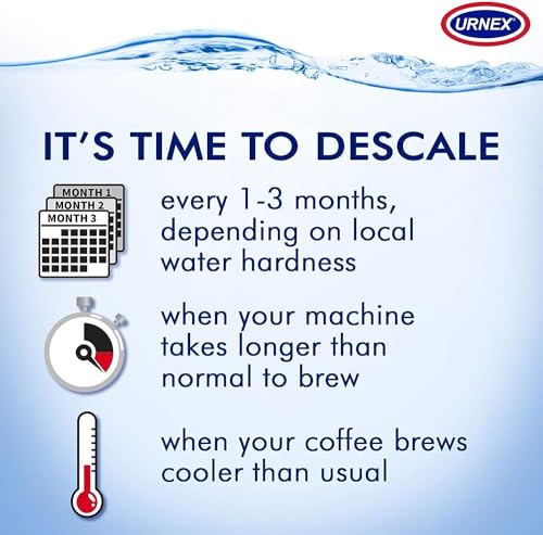 Universal Descaling Powder Solution for Coffee & Espresso Machines - 4 Pack