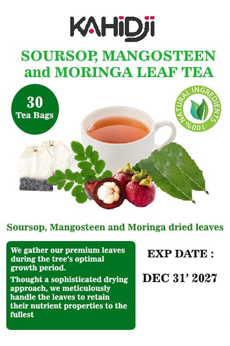 SOURSOP, MORINGA & MANGOSTEEN Peel Tea – 30 Premium Tea Bags
